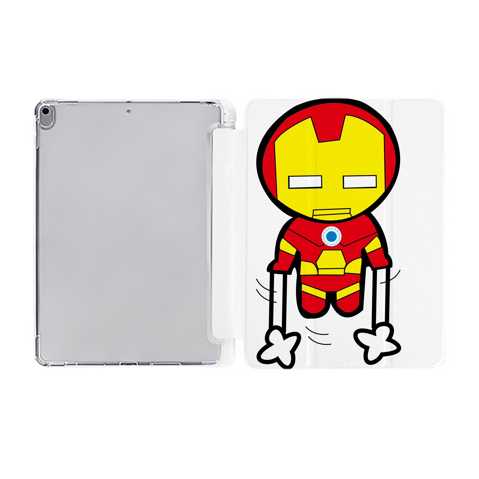 （画像用） アベンジャーズ The Avengers IPad ケース ペン収納付き 三つ折りスタンド PUレザー×シリコン 対応機種9.5/10.5/10.9インチ
